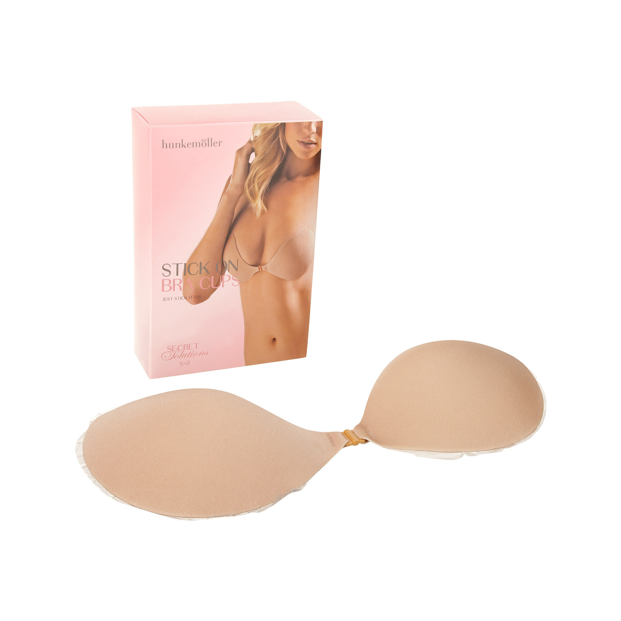 Klebe-BH, Beige
