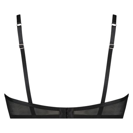 Unwattierter B&uuml;gel-BH Sosha, Schwarz