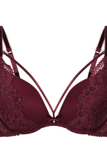 Thumbnail - Hunkemöller Vorgeformter Push-up-Bügel-BH Isadora Rot