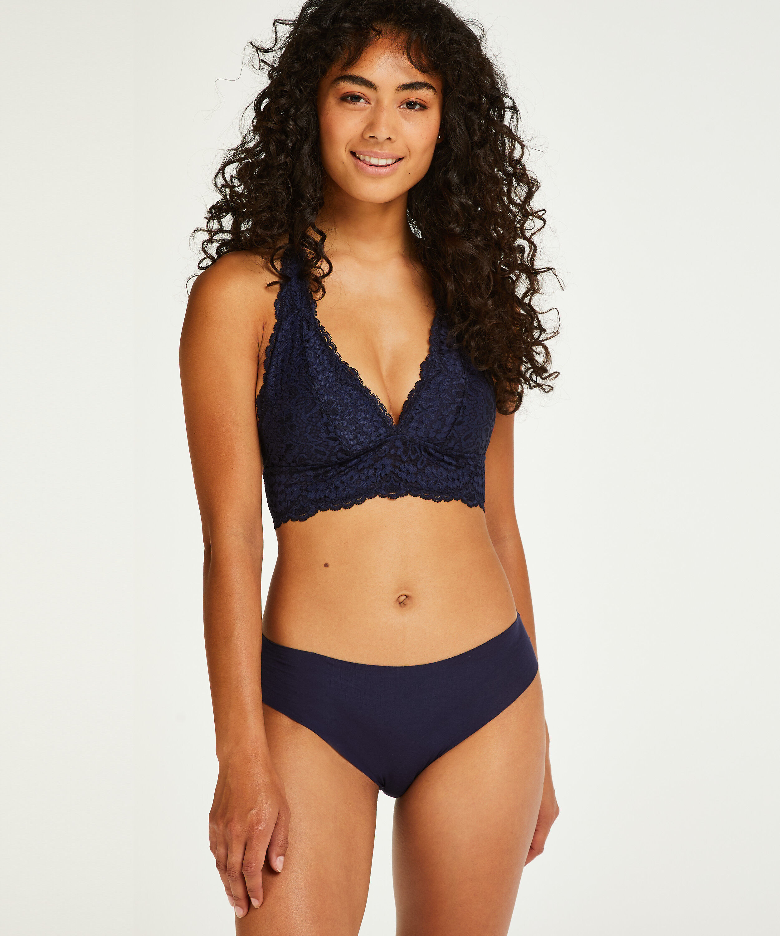 Invisible Slip Baumwolle, Blau Invisible Slip Baumwolle, Blau