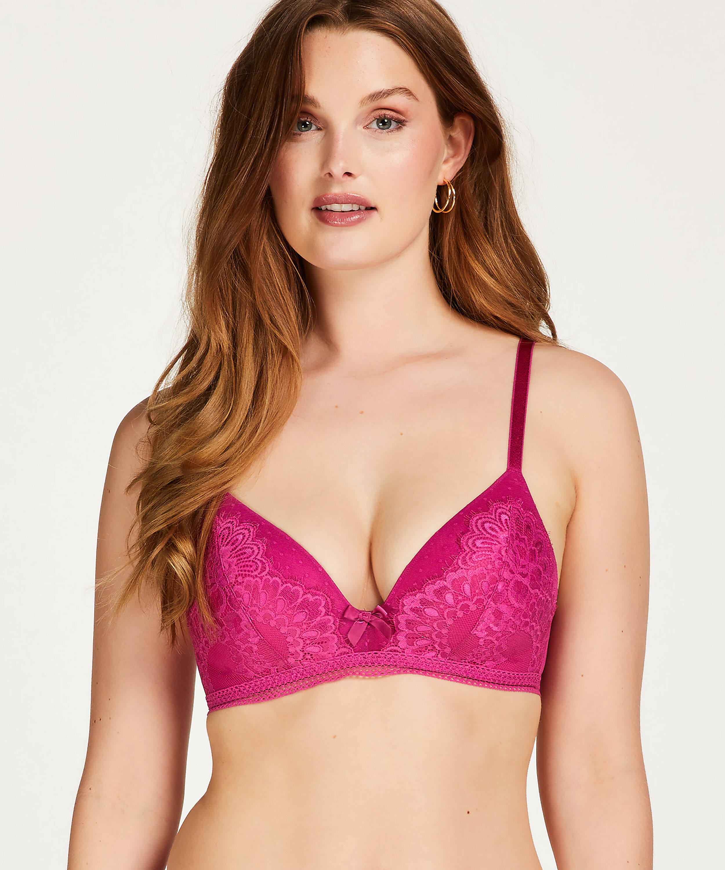 Vorgeformter BH ohne Bügel Bessie, Rosa