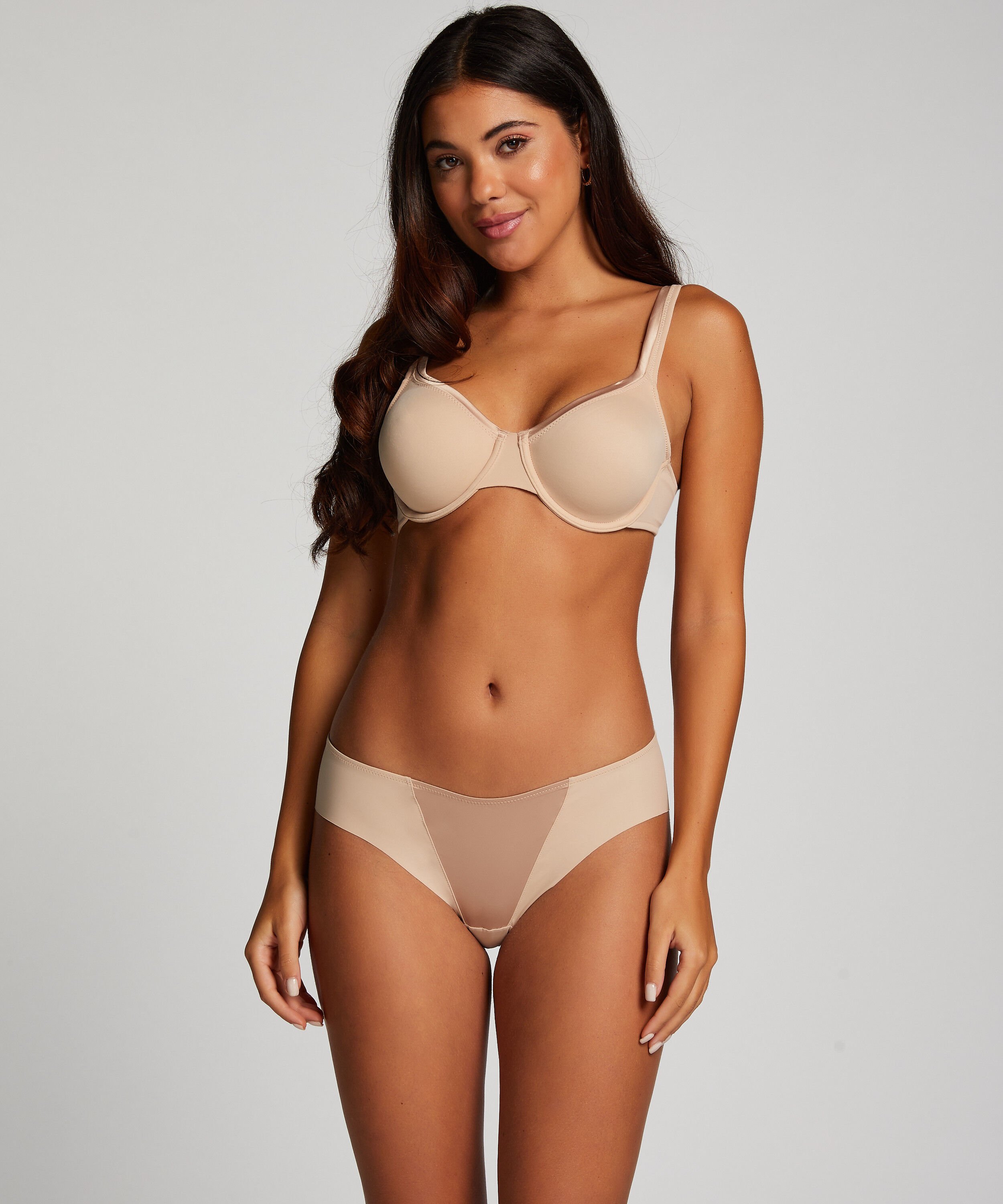 Slip Satin Fleece, Beige