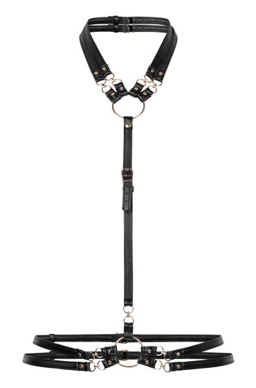 Thumbnail - Hunkemöller Private Kunstledergeschirr Schwarz