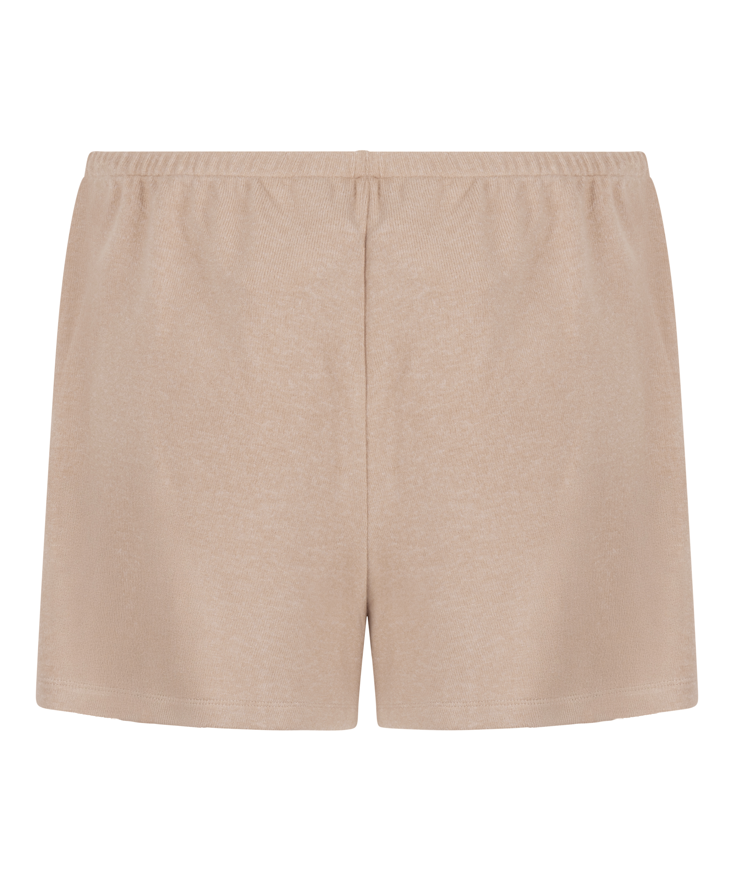 Pyjamashorts aus aufgerautem Jersey, Beige, main