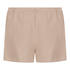Pyjamashorts aus aufgerautem Jersey, Beige