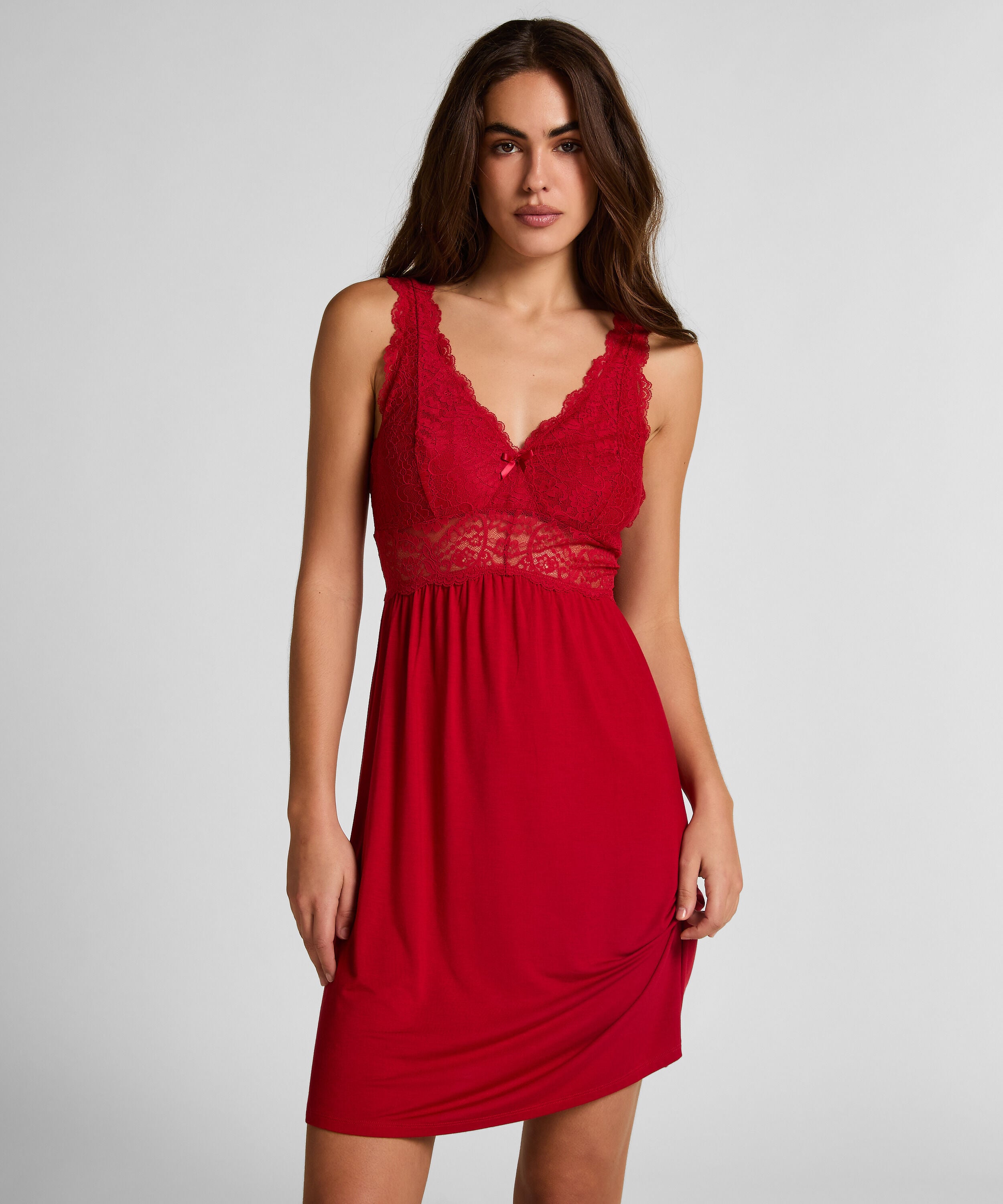 Slipdress Nora Lace, Rot Slipdress Nora Lace, Rot