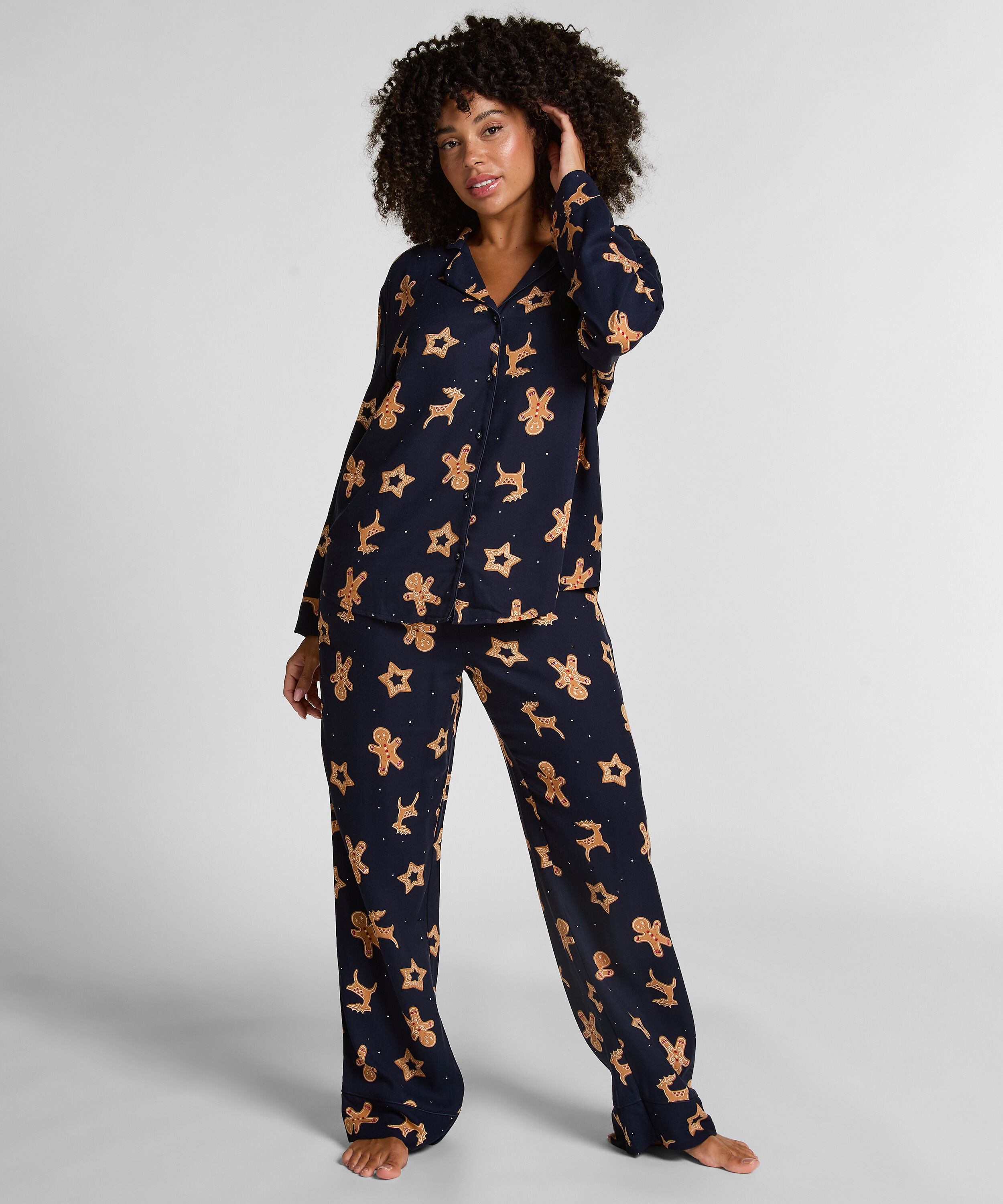 Pyjama-Set Gingerbread, Blau