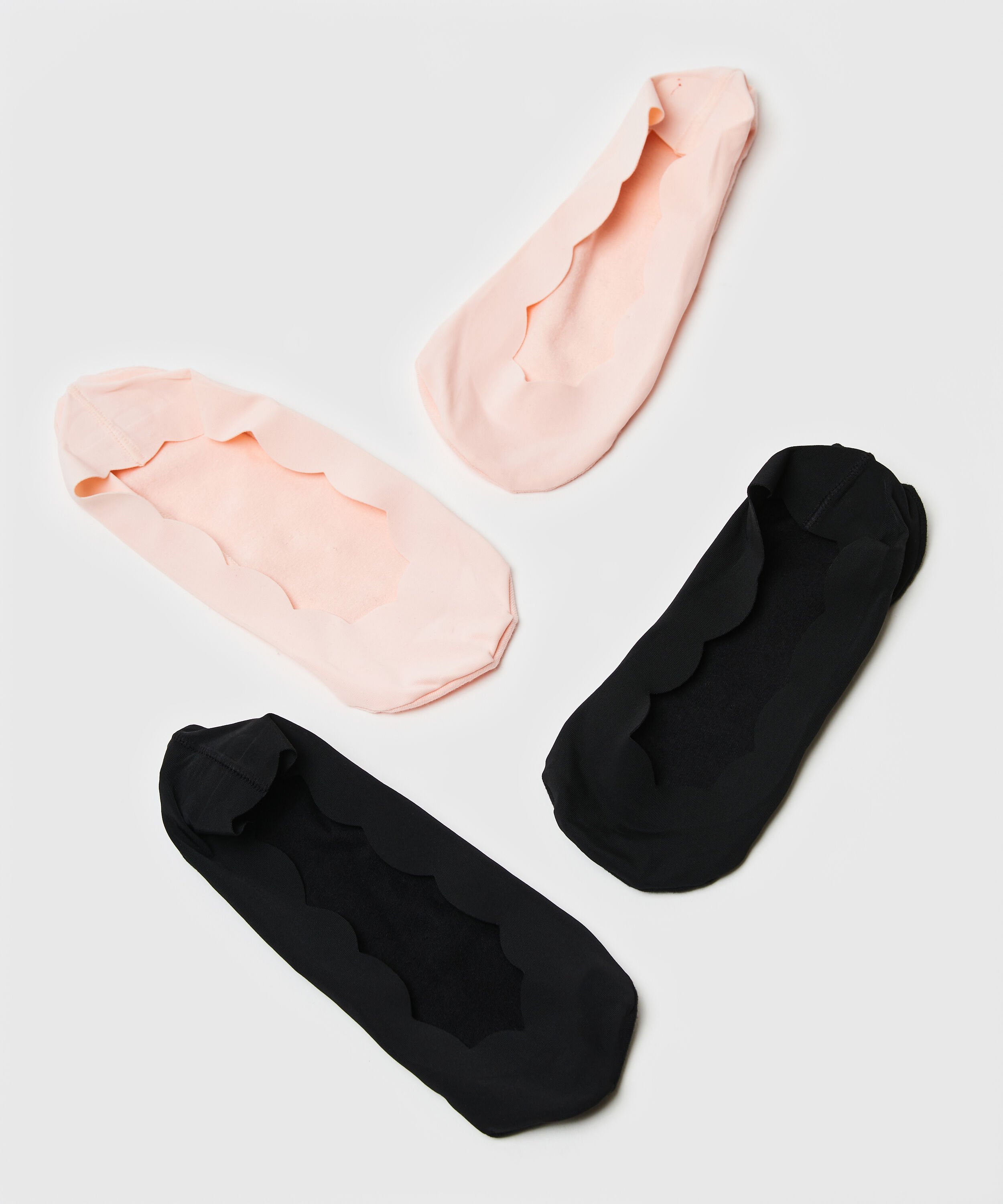 2 Paar Lasercut-F&uuml;&szlig;linge, Rose