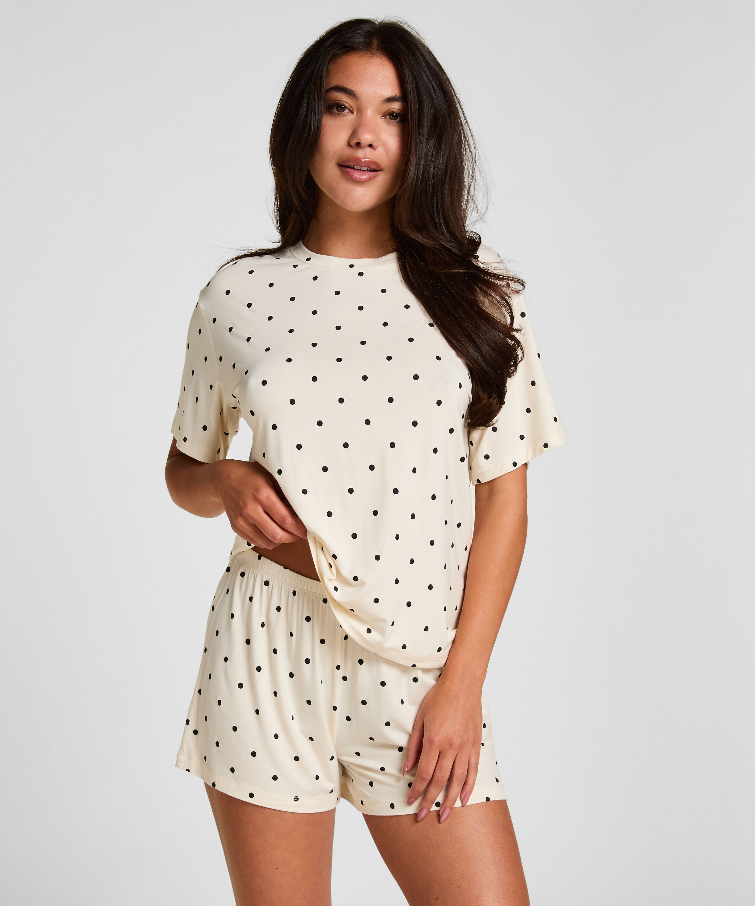Pyjama Set Loose, Weiß Pyjama Set Loose, Weiß