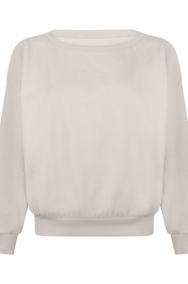 Thumbnail - Hunkemöller Boatneck Sweater Audrey Grau