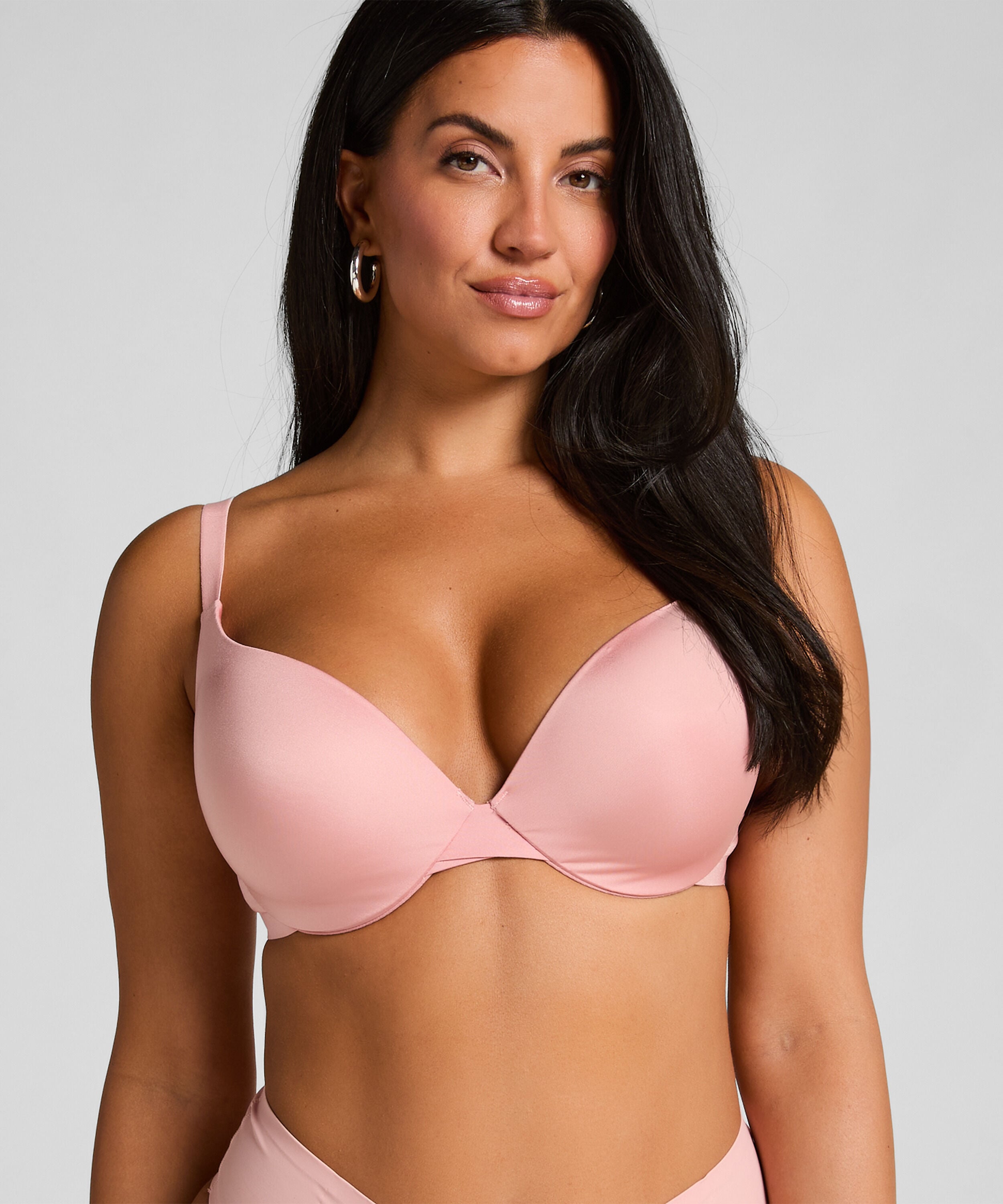 Vorgeformter Push-Up-Bügel-BH Smooth, Rosa Vorgeformter Push-Up-Bügel-BH Smooth, Rosa