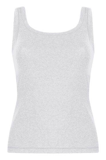 Thumbnail - Hunkemöller Singlet-Tanktop aus weicher Baumwolle Grau