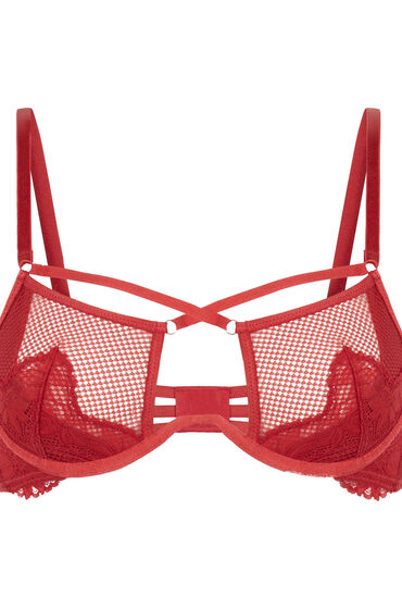 Thumbnail - Hunkemöller Unwattierter Bügel-BH Milana Rot