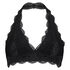 Bralette Halter Lace, Schwarz