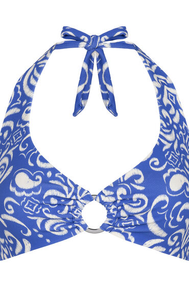 Thumbnail - Hunkemöller Halter Crop Top Cancun Blau