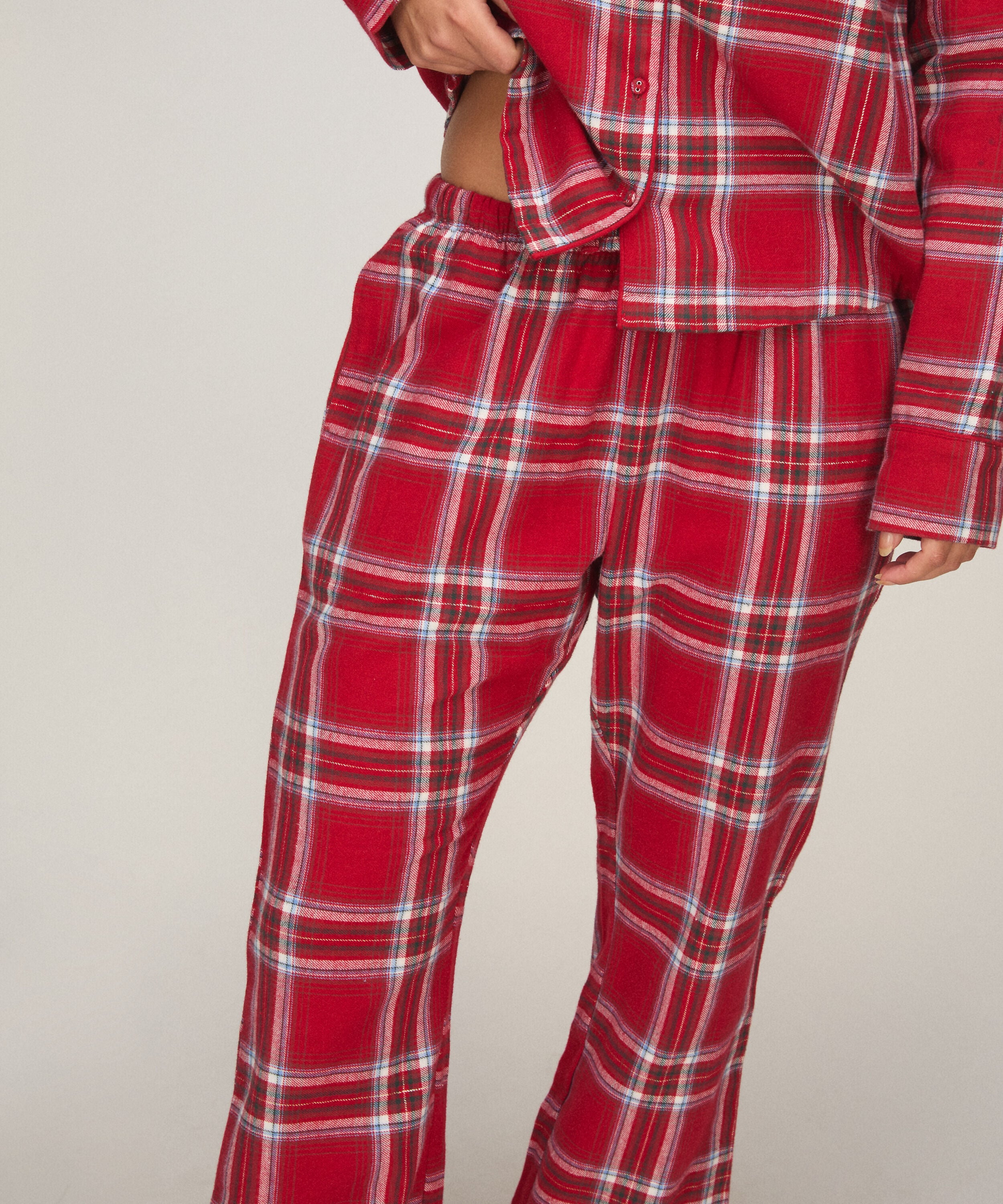 Pyjamahose aus Flanell, Rot Pyjamahose aus Flanell, Rot