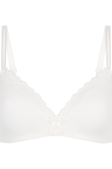 Thumbnail - Hunkemöller Vorgeformter BH ohne Bügel Lola Weiß