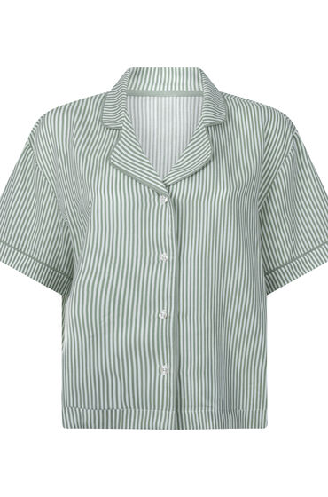 Thumbnail - Hunkemöller Kurzärmelige Jacke aus Webstoff Grün