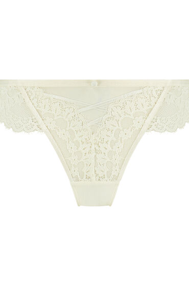 Thumbnail - Hunkemöller String Daisy Weiß