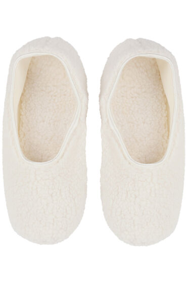 Thumbnail - Hunkemöller Pantoffeln Violet Weiß