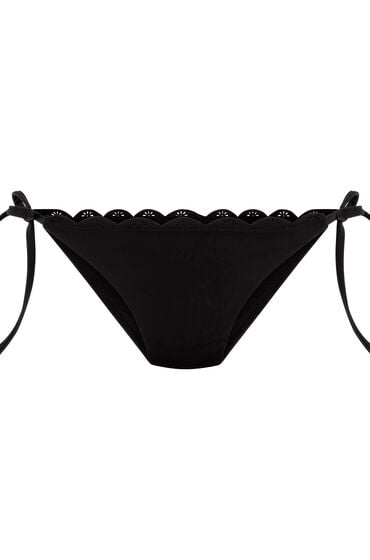 Thumbnail - Hunkemöller Originelles Blumenfeston Schwarz