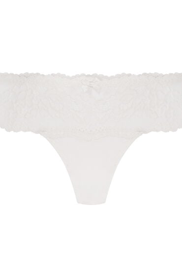Thumbnail - Hunkemöller Boxerstring Florence Weiß
