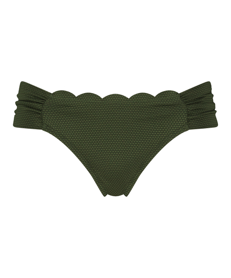 Rio Bikini-Slip Scallop, grün