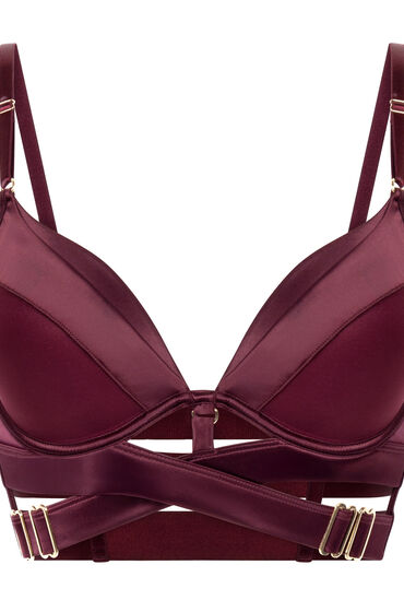Thumbnail - Hunkemöller Vorgeformter Longline-Push-up-Bügel-BH Colette Lila