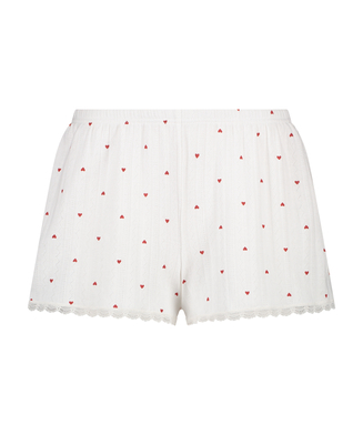 Shorts Lace, Weiß