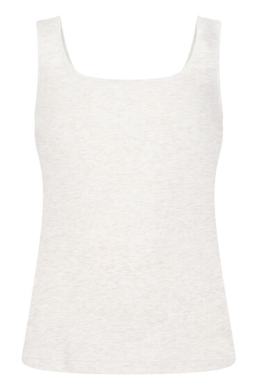 Thumbnail - Hunkemöller Singlet-Tanktop aus weicher Baumwolle Beige