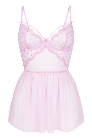 Thumbnail - Hunkemöller Cordelie Babydoll Rosa