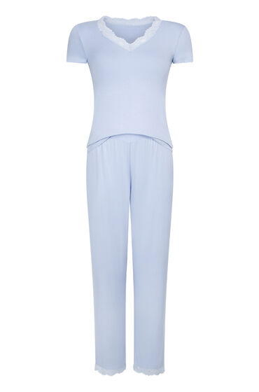 Thumbnail - Hunkemöller Pyjamaset Nanna Blau