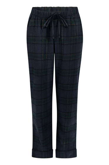 Thumbnail - Hunkemöller Pyjamahose aus Flanell Blau