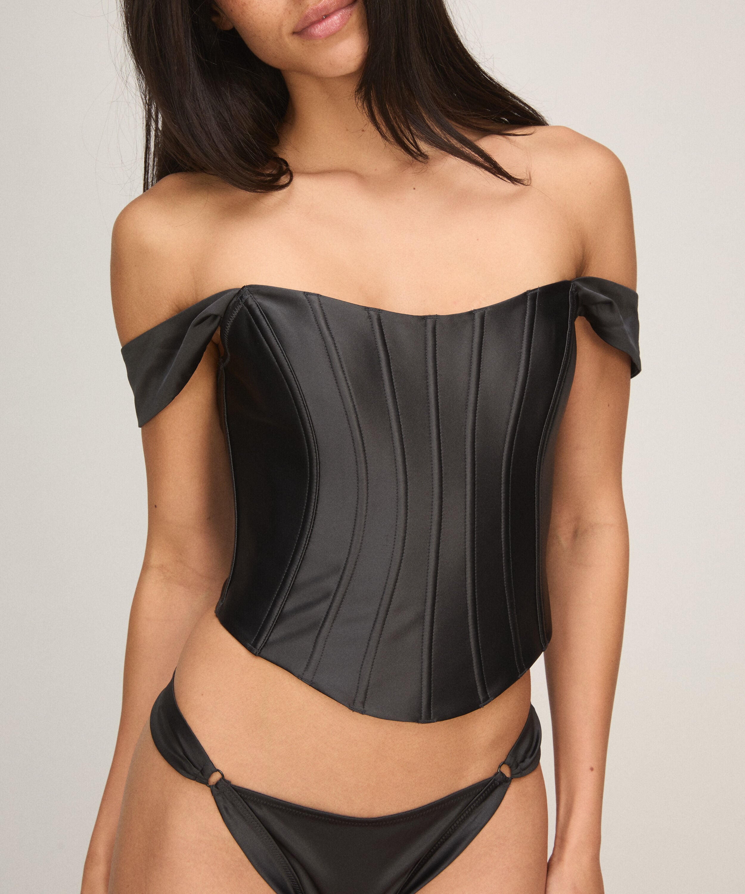Bustier Anastasia, Schwarz
