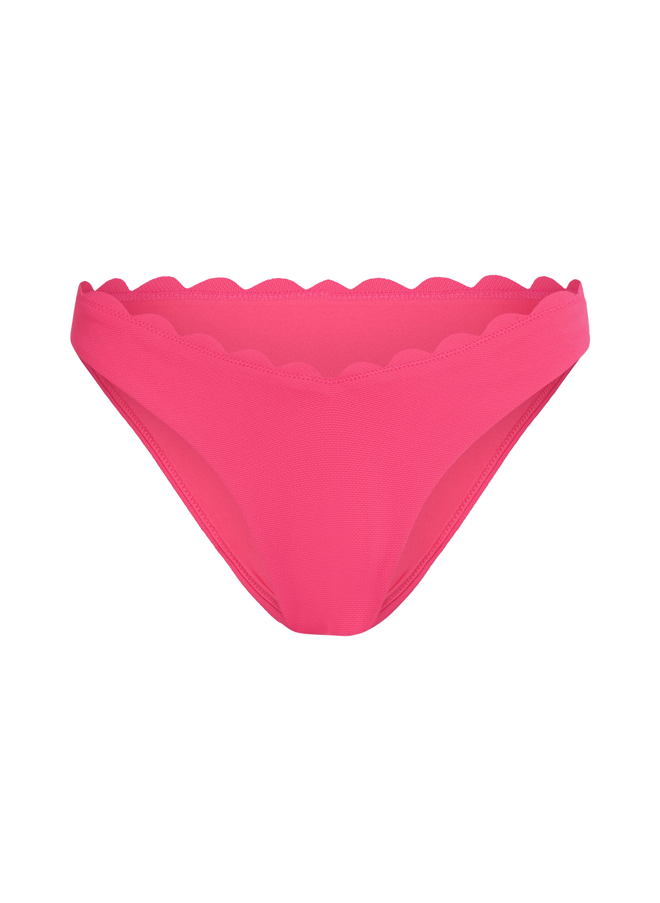 Bikini Slip mit hohem Beinausschnitt Scallop, Rosa Bikini Slip mit hohem Beinausschnitt Scallop, Rosa