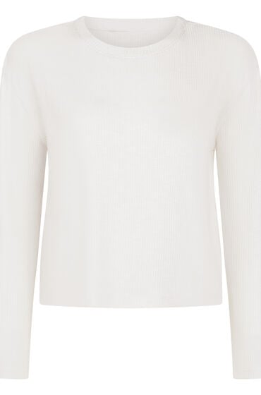 Thumbnail - Hunkemöller Langärmeliges Pyjamatop Beige