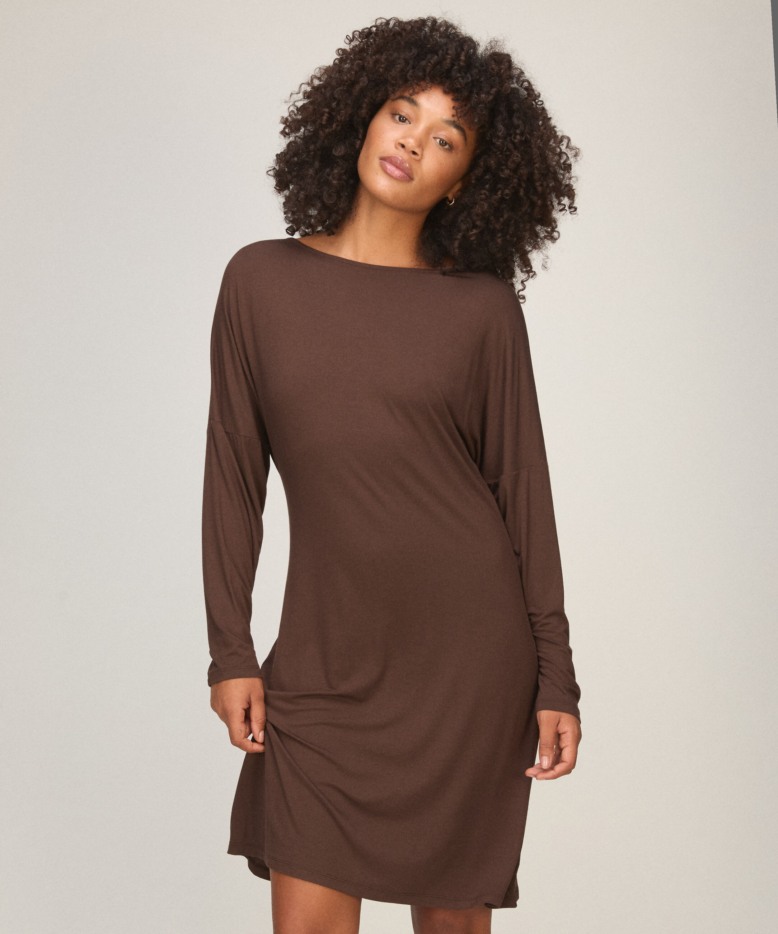 Nightshirt Jersey Essential, Braun