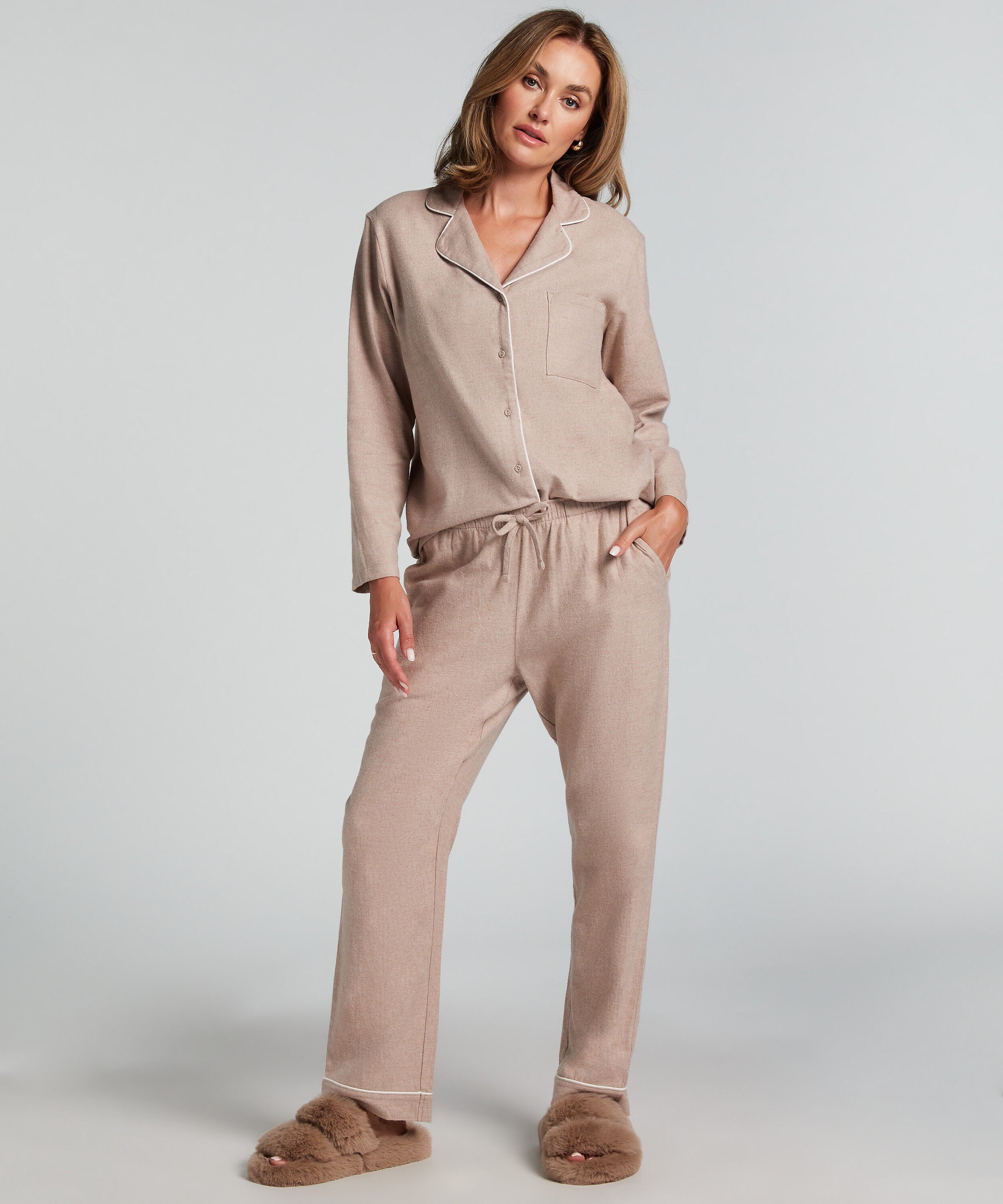 Pyjamahose aus Flanell