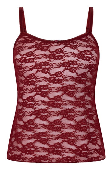 Thumbnail - Hunkemöller Cami aus Allover-Spitze Rot