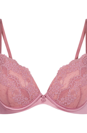 Thumbnail - Hunkemöller Laila Push-up-BH Rosa