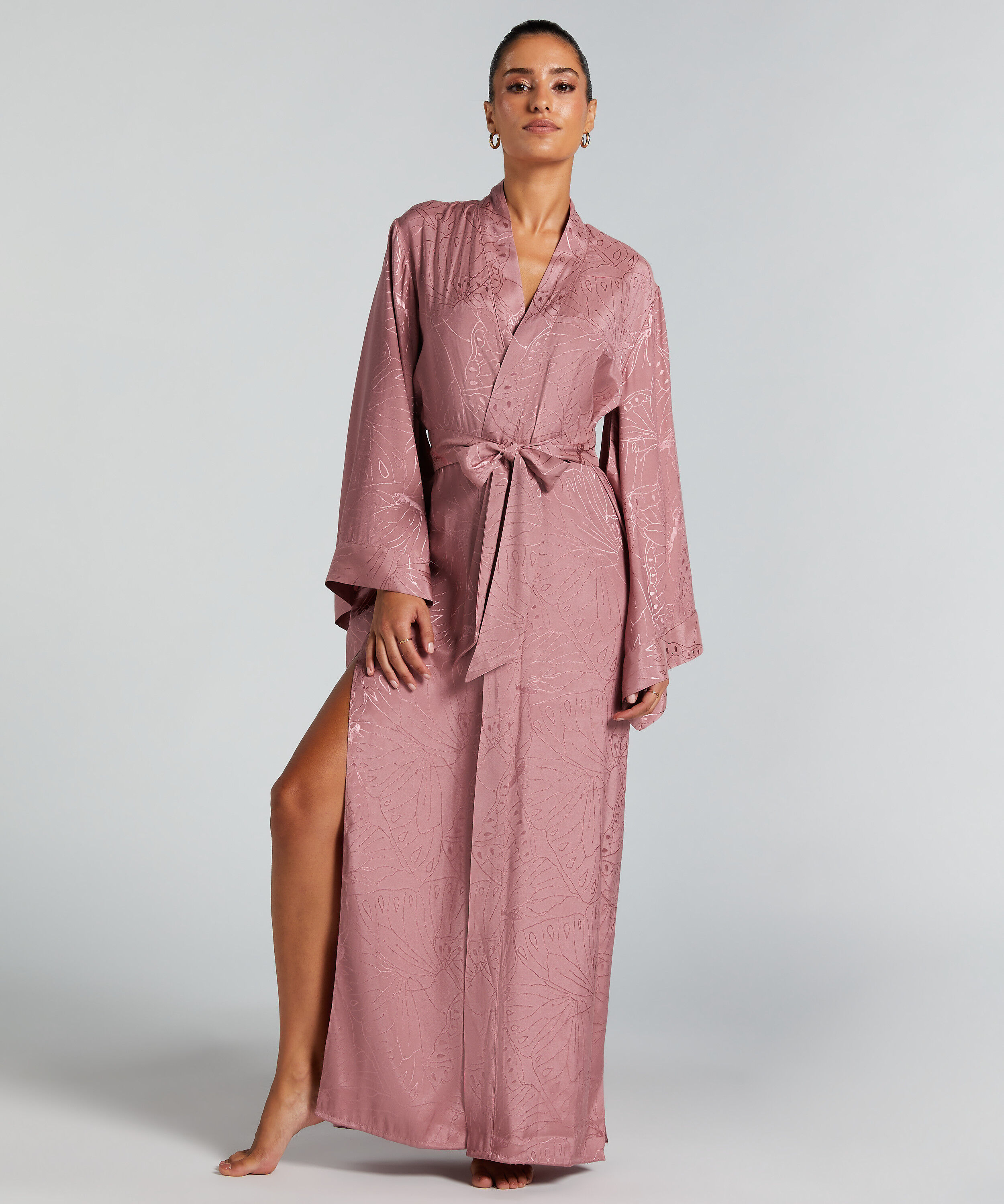 Langer Kimono, Rosa Langer Kimono, Rosa