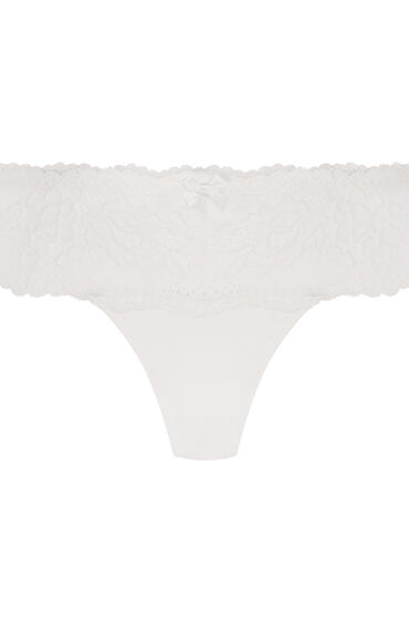 Thumbnail - Hunkemöller Boxerstring Florence Weiß