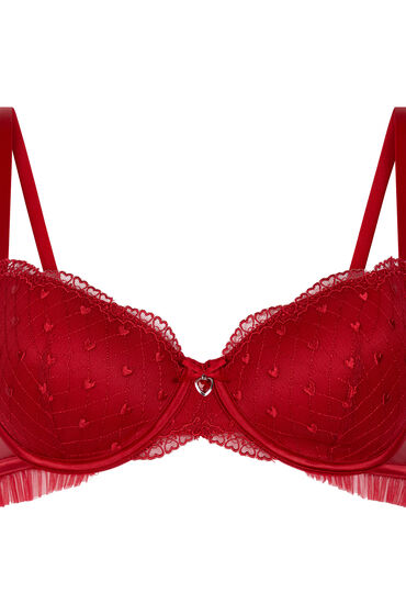 Thumbnail - Hunkemöller Cordelie Gepolsterter Bügel-BH Rot