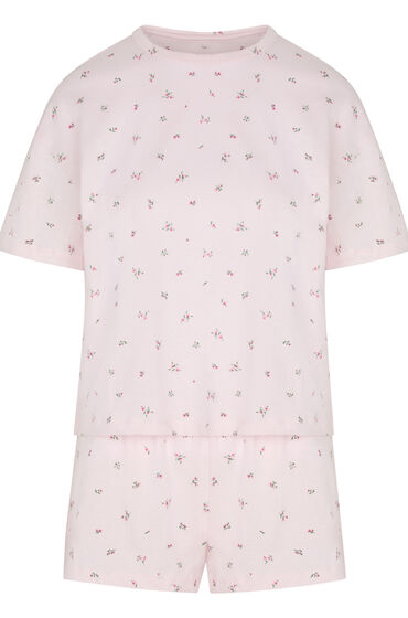 Thumbnail - Hunkemöller Pyjamaset Baumwoll Rosa
