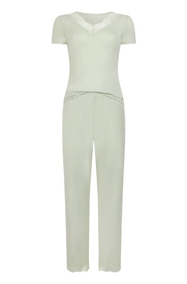 Thumbnail - Hunkemöller Pyjamaset Nana Grün