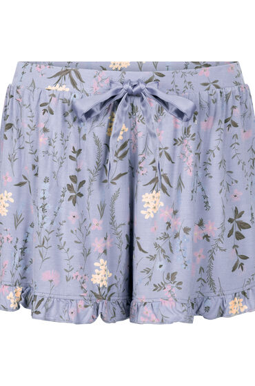 Thumbnail - Hunkemöller Jersey-Shorts mit Rüschen Lila