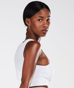 HKMX-Sport-BH The Highneck Level 2, Wei&szlig;