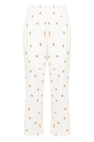 Thumbnail - Hunkemöller Pyjamahosen Pointelle Weiß