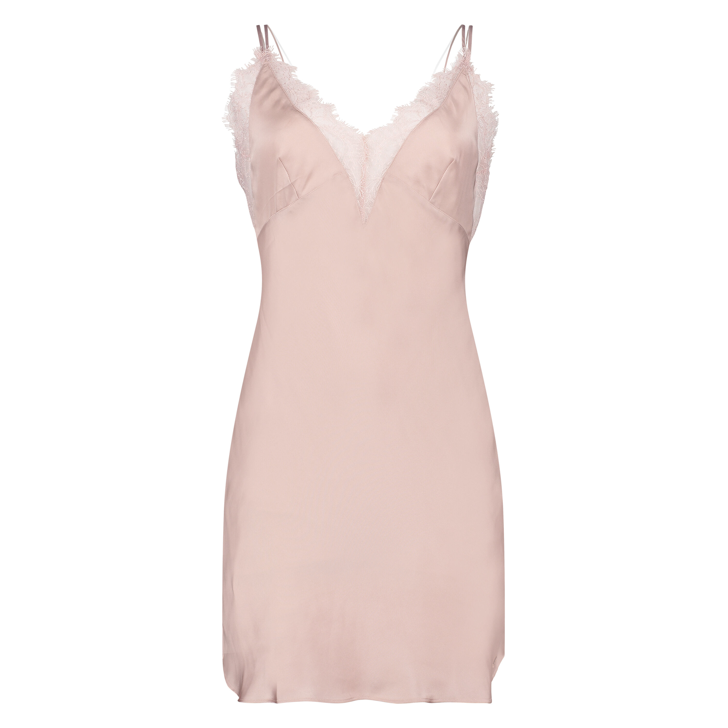 Slipdress Satin Lily, Rosa