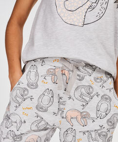 Pyjamahose Loose fit, Grau